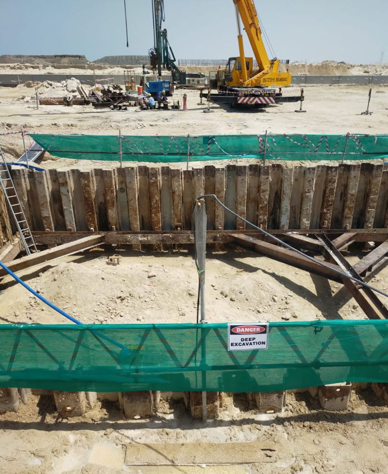 Infrastructure survey works for Madinat al Arab