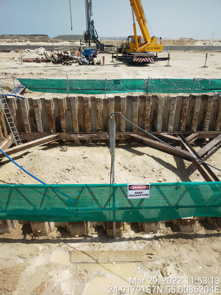 Infrastructure survey works for Madinat al Arab