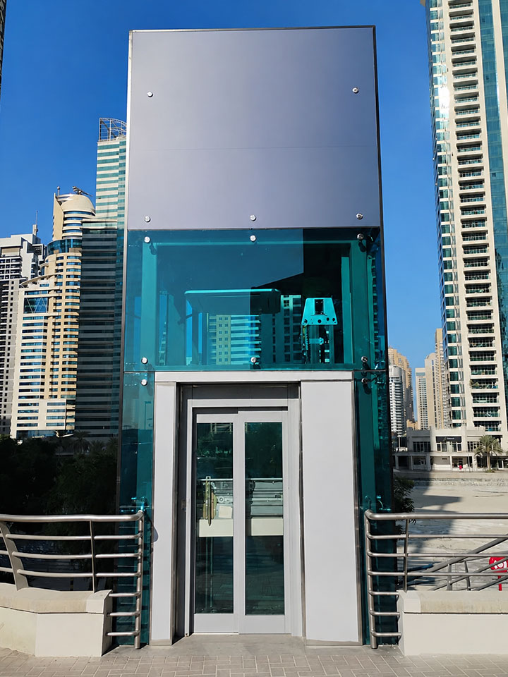 Installation of Cluster Elevators Phase 3 JLT